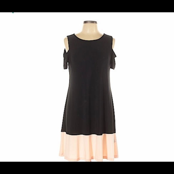 ronni nicole cold shoulder dress